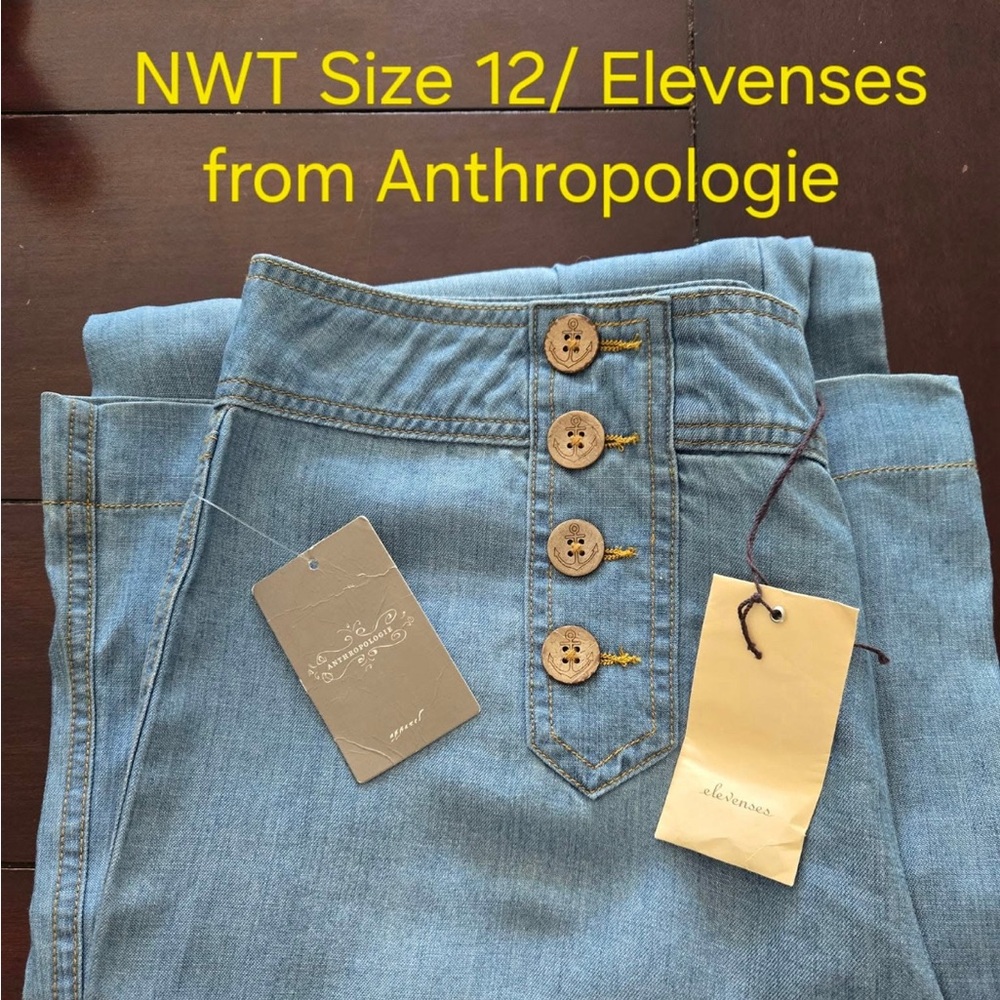 NWT Elevenses sailor jeans from Anthropologie